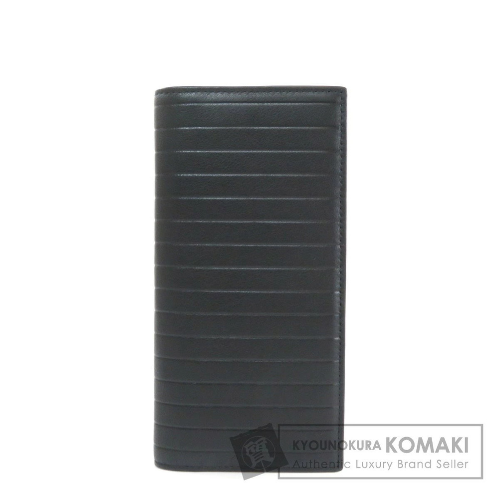 Christian Dior motif long Wallet leather